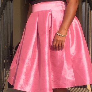 Pink Chiffon Skirt